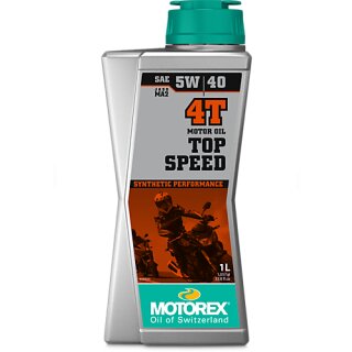 MOTOREX 4T TopSpeed SAE 5W40 MA2 1 Liter